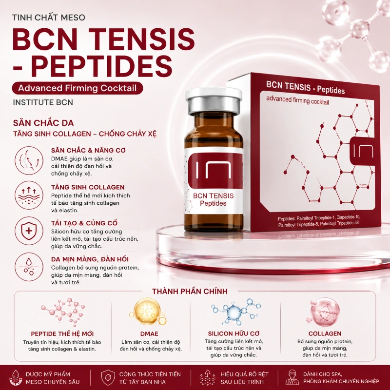Tinh chất Tensis Peptite Insititute BCN Nâng Cơ, Săn Chắc Và Trẻ Hóa Da