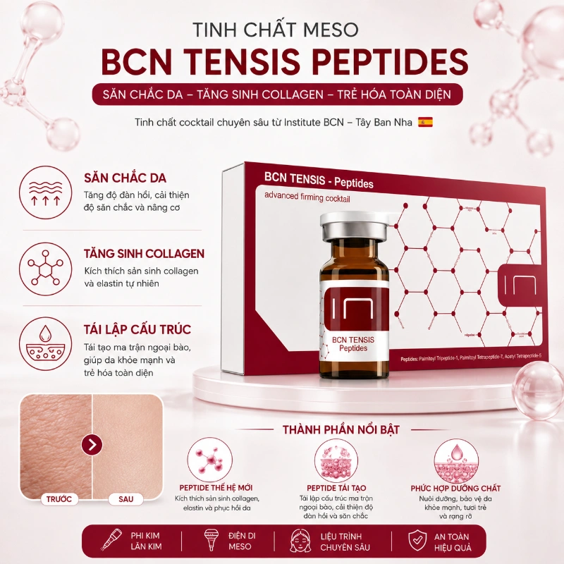 Tinh chất Tensis Peptite Insititute BCN Nâng Cơ, Săn Chắc Và Trẻ Hóa Da