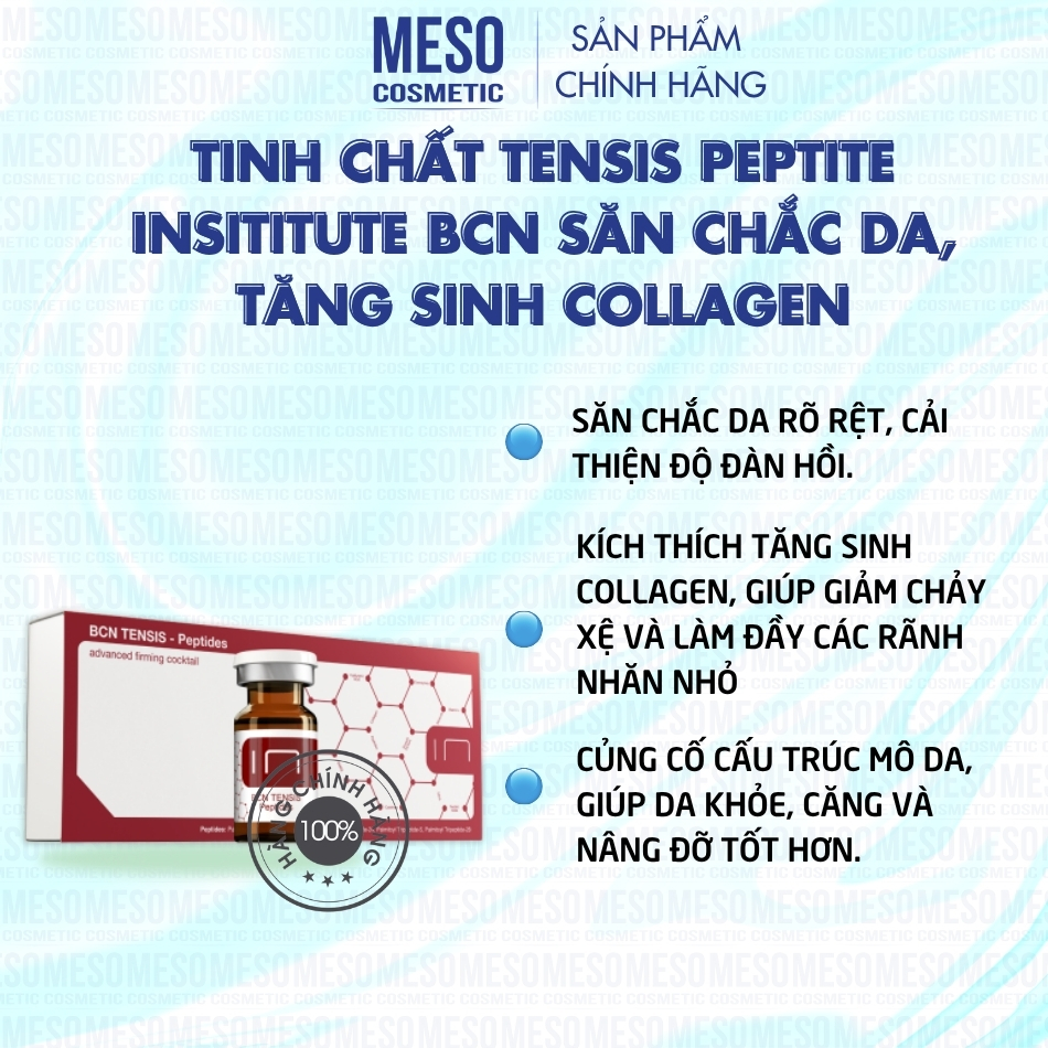 Tinh chất Tensis Peptite Insititute BCN săn chắc da, tăng sinh collagen