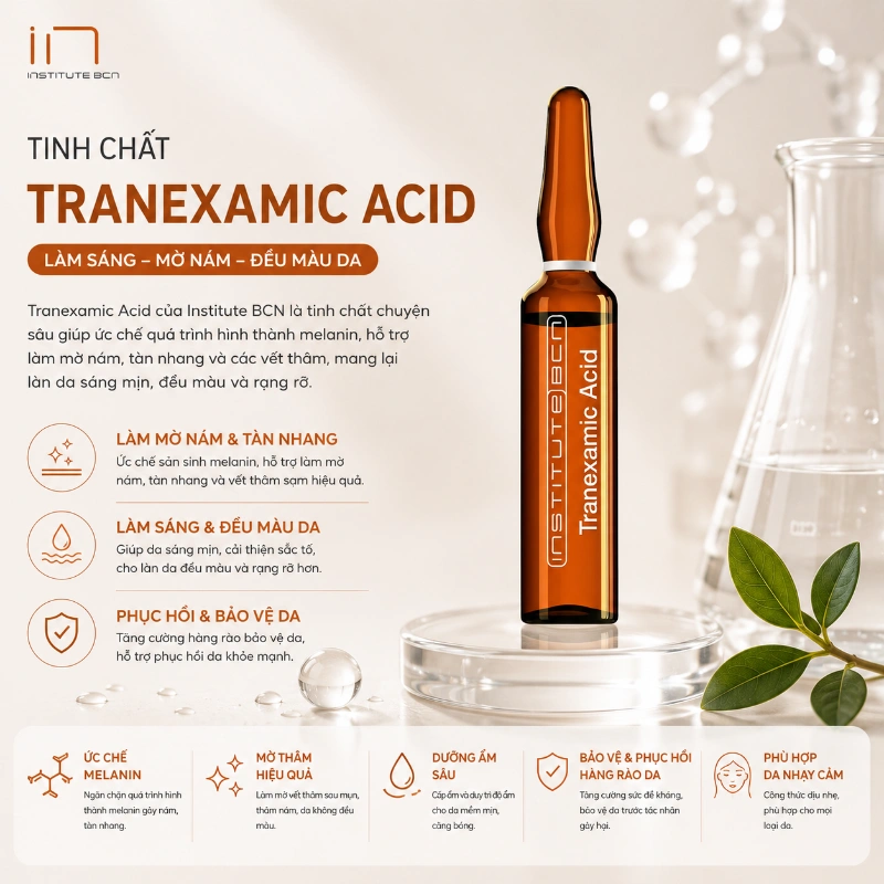 Tinh chất Tranexamic Acid Insititute BCN sáng da, mờ nám