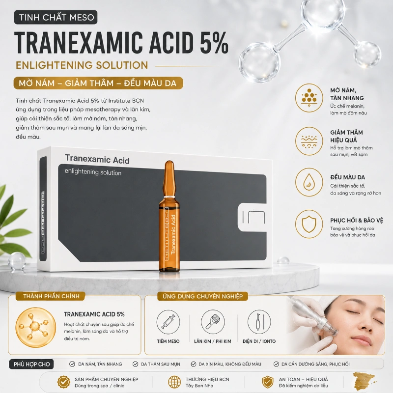 Tinh chất Tranexamic Acid Insititute BCN sáng da, mờ nám