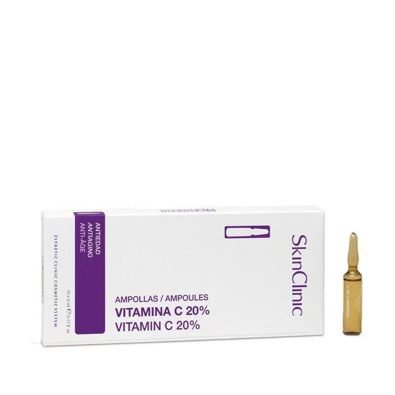 Tinh chất ampoule làm chậm quá trình lão hóa hỗ trợ sáng da SkinClinic Vitamin C 20%