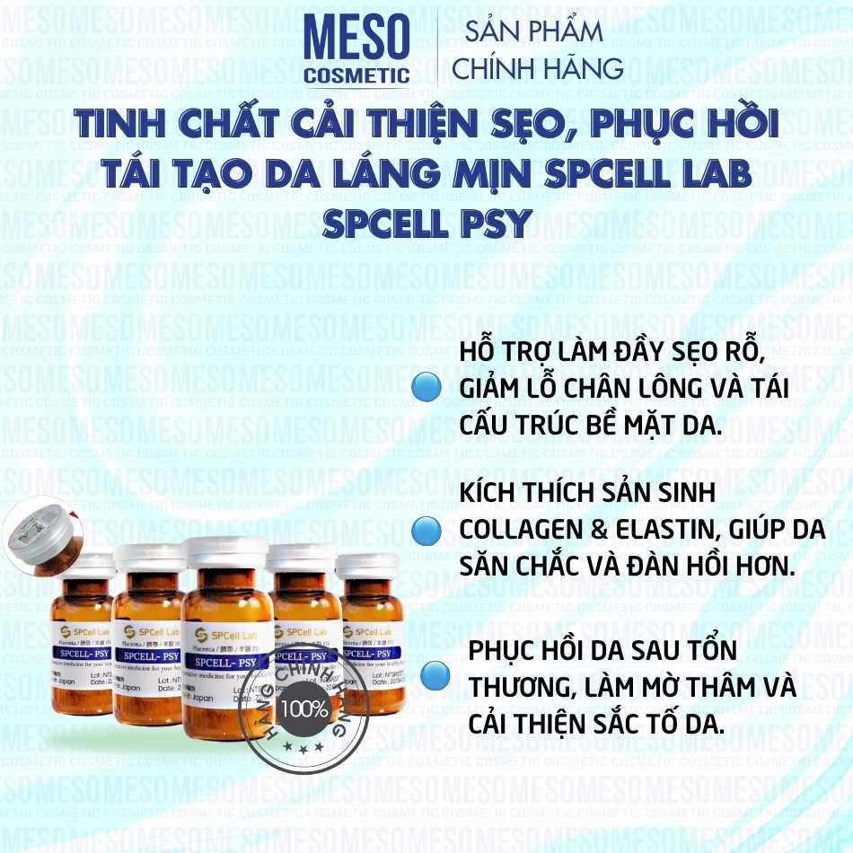Tinh chất cải thiện sẹo, phục hồi tái tạo da láng mịn SPCell Lab SPCell PSY