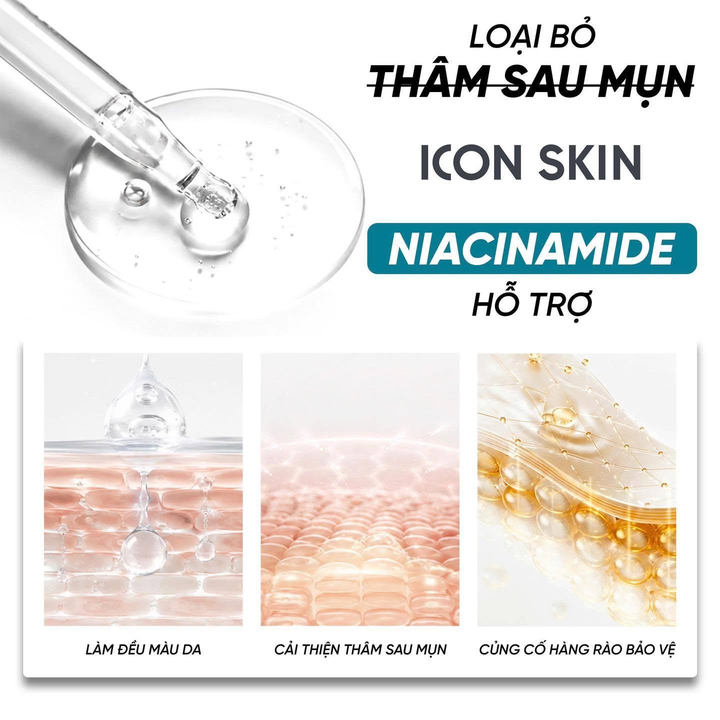 Tinh chất chuyên sâu cho da dầu và mụn Icon Skin Rest Your Sebum Booster Serum 12% Niacinamide