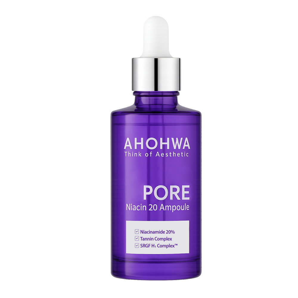 Tinh chất dưỡng trắng se khít lỗ chân lông Ahohwa Pore Niacin 20 Ampoule
