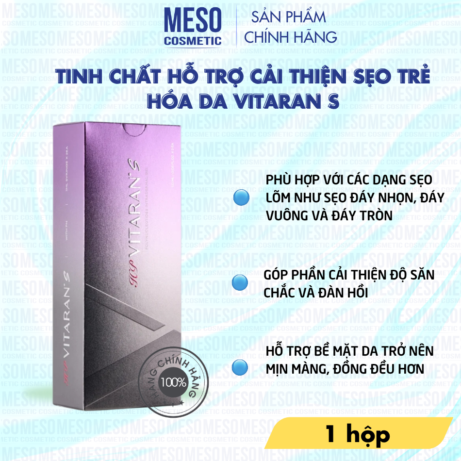 Tinh chất hỗ trợ cải thiện sẹo trẻ hóa da Vitaran S