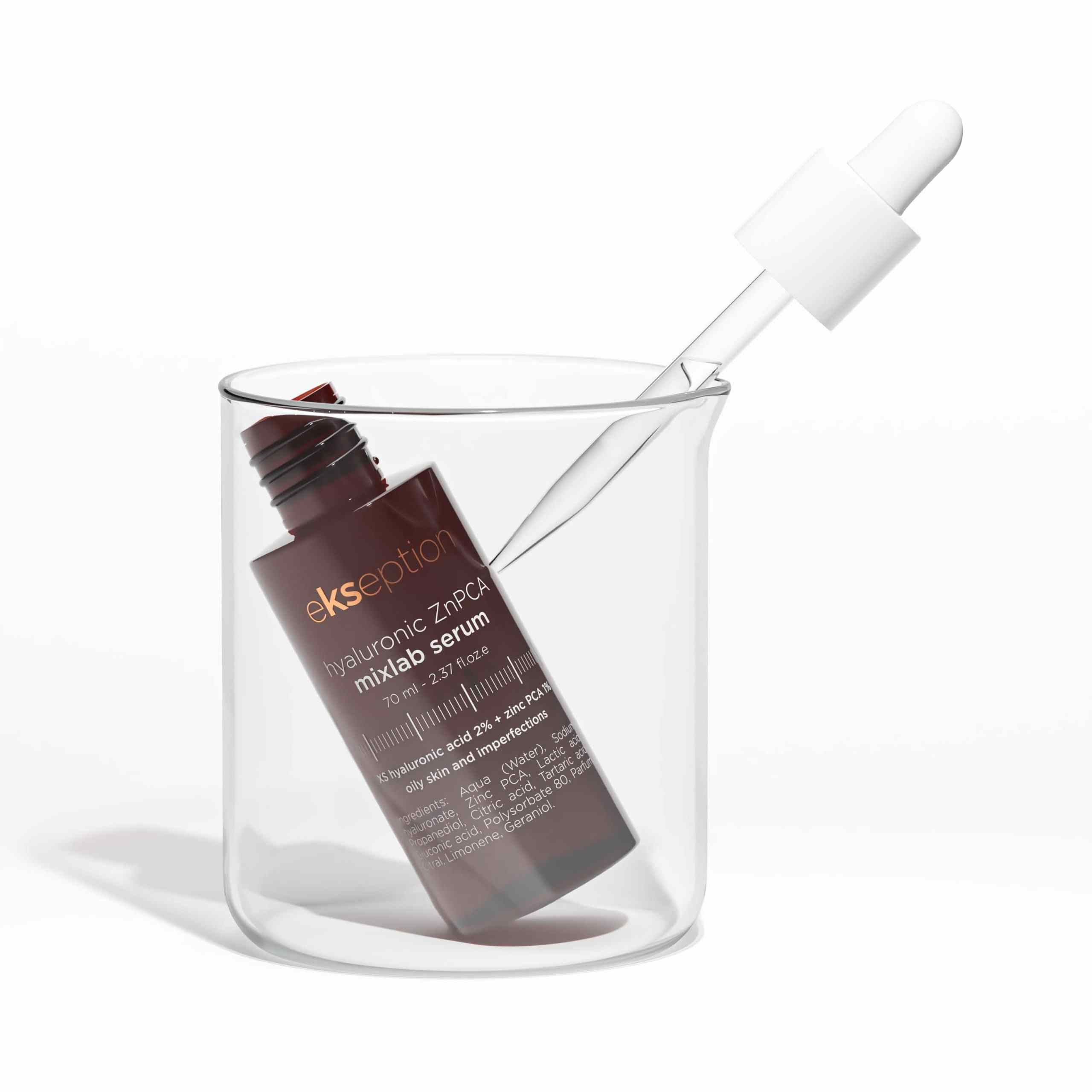 Tinh chất hỗ trợ giảm mụn và giảm dầu thừa trên da EKSEPTION HYALURONIC ZNPCA MIXLAB SERUM