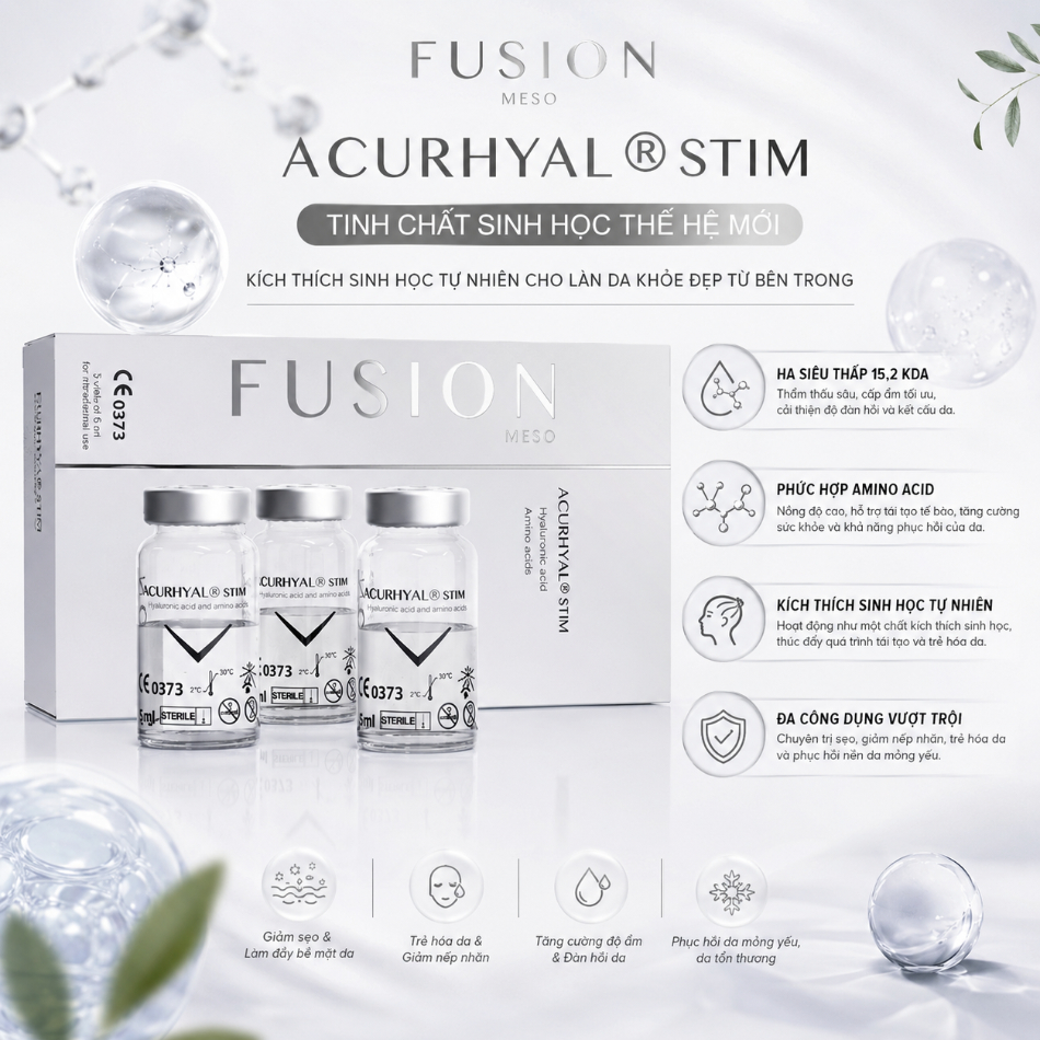 Tinh chất hỗ trợ tái tạo, phục hồi Fusion Meso Acurhyal® Stim