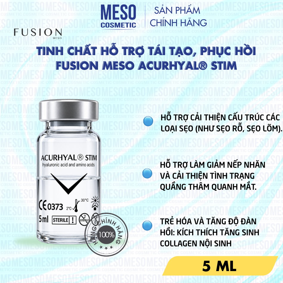 Tinh chất hỗ trợ tái tạo, phục hồi Fusion Meso Acurhyal® Stim