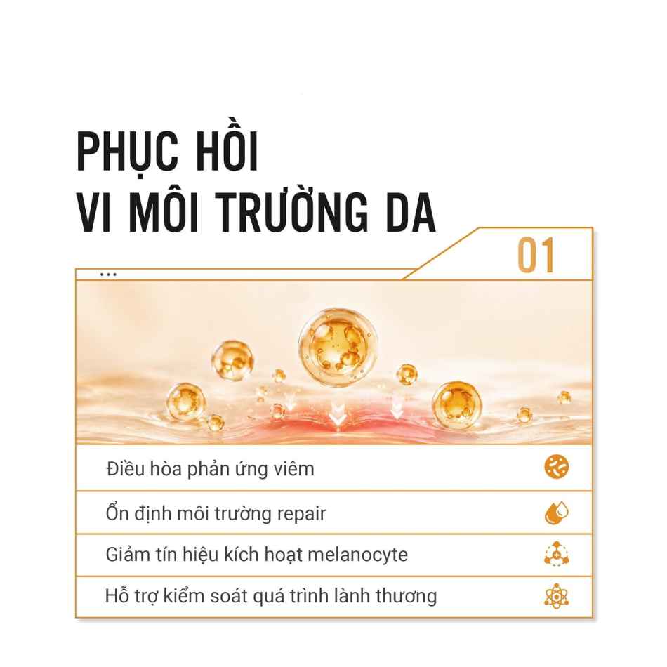 Tinh chất làm mềm da cấp ẩm làm sáng mờ nám Dermaoaroma Purasomes SGC100+ Skin Glow Complex