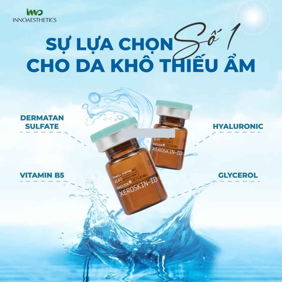 Tinh chất meso cấp ẩm chuyên sâu Innoaesthetics Xeroskin-ID