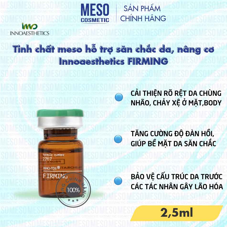 Tinh chất meso hỗ trợ săn chắc da, nâng cơ Innoaesthetics FIRMING