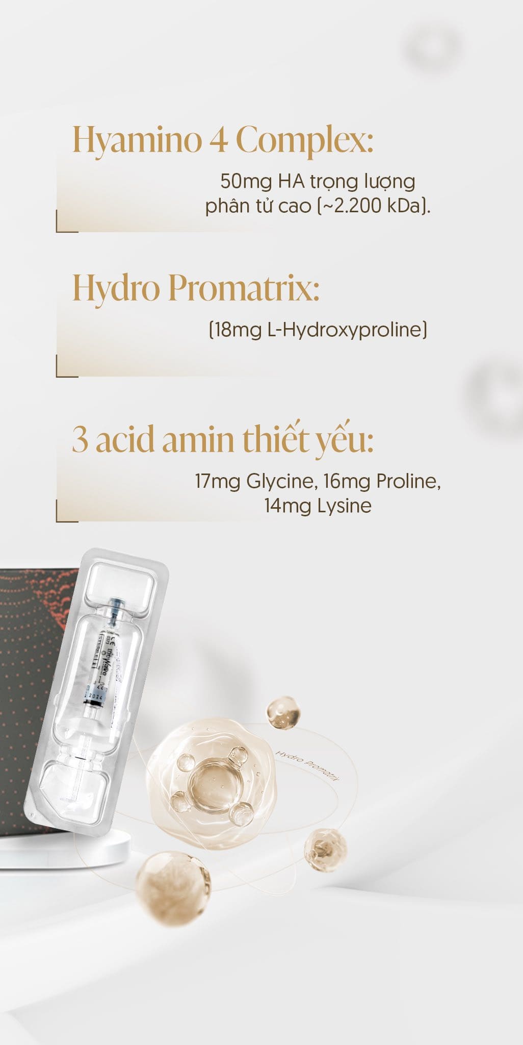 Tinh chất nâng cơ, trẻ hoá toàn diện REVOK50 hộp 2ml