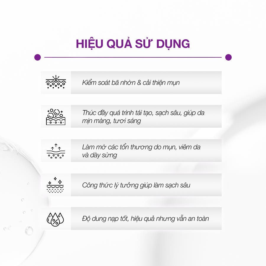 Tinh chất peel không bong điều tiết bã nhờn ức chế hình thành mụn SkinClinic Azalyc Peel Solution