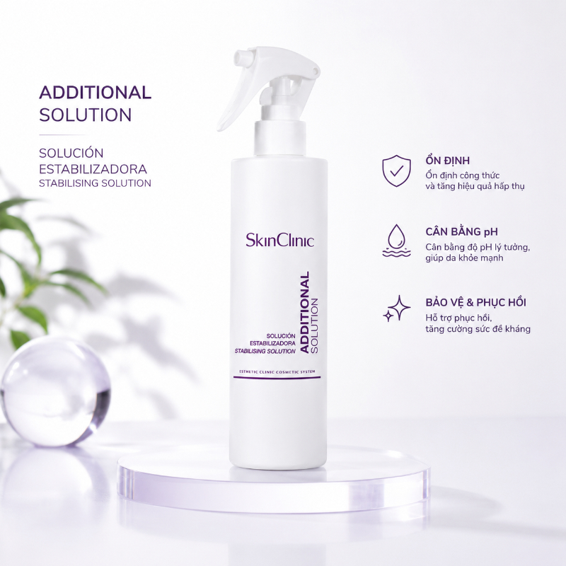 Tinh chất peel không bong trung hòa dung dịch acid peel làm dịu mát da SkinClinic Additional Solution