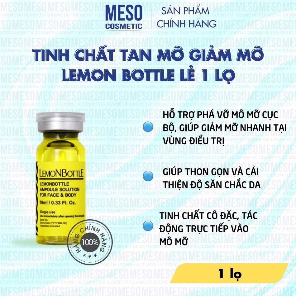 Tinh chất tan mỡ giảm mỡ Lemon bottle lẻ 1 lọ