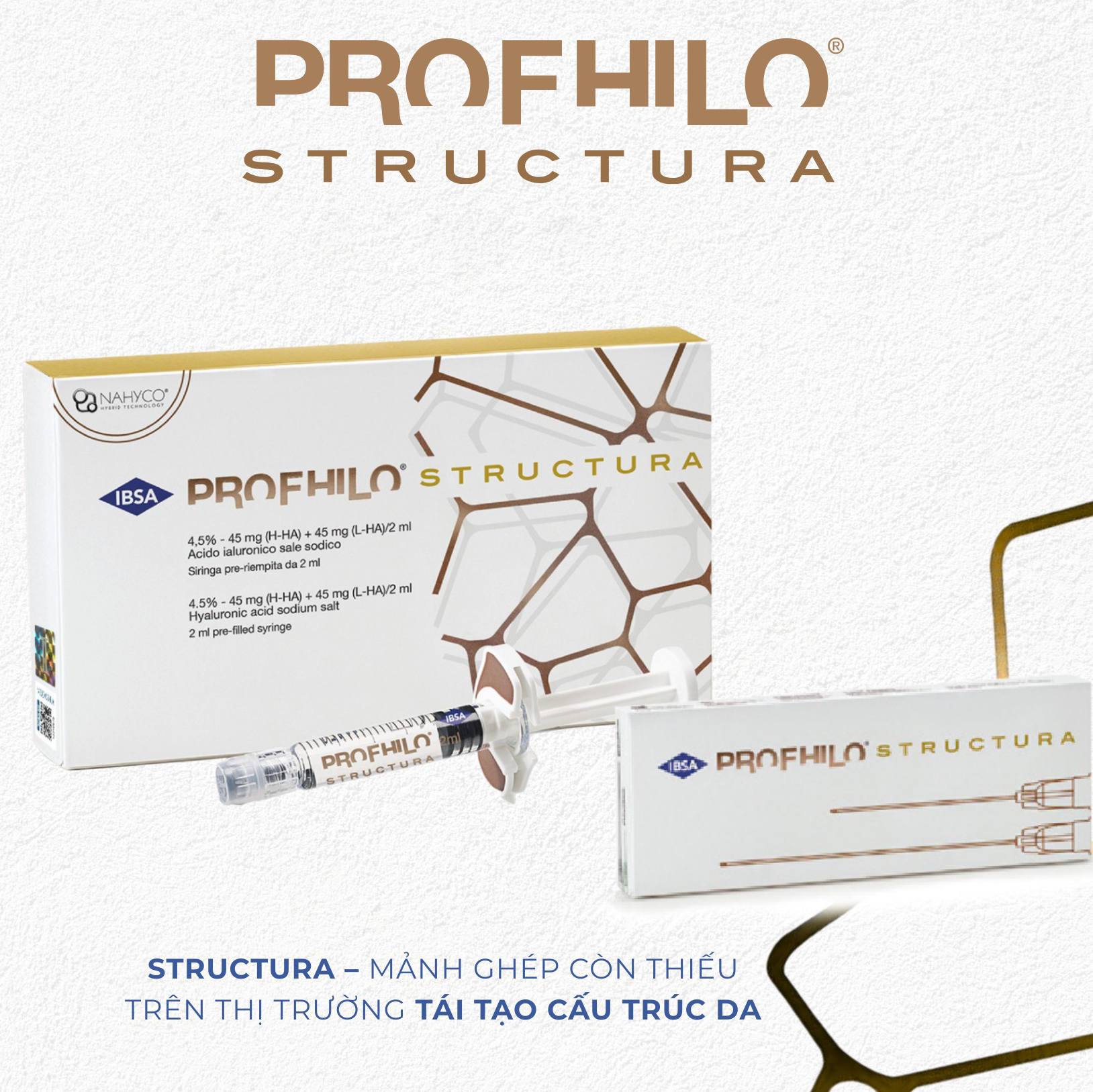 Tinh Chất Tiêm Trẻ Hóa, Tái Tạo Mô Và Cải Thiện Da Chùng Profhilo® Structura