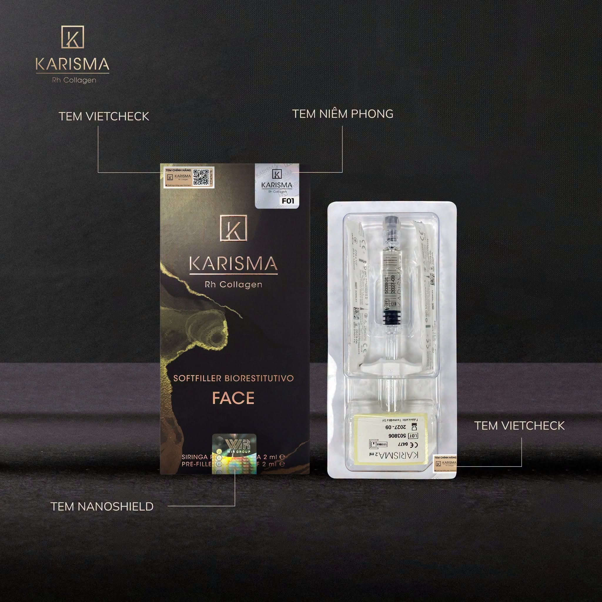 Tinh chất trẻ hóa da KARISMA Rh Collagen