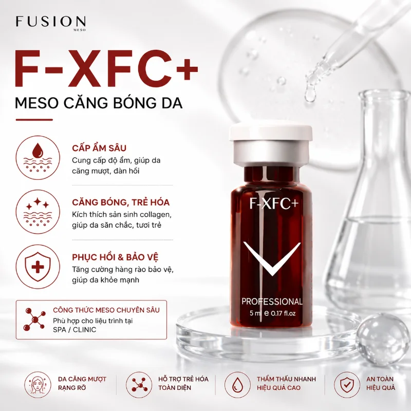 Tinh chất trẻ hoá, căng bóng da Fusion F-XFC+ 5ml