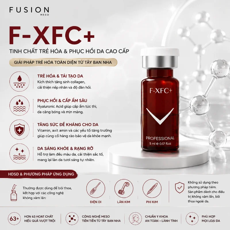 Tinh chất trẻ hoá, căng bóng da Fusion F-XFC+ 5ml