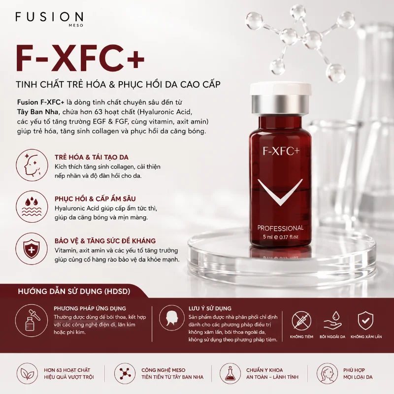 Tinh chất trẻ hoá, căng bóng da Fusion F-XFC+ 5ml