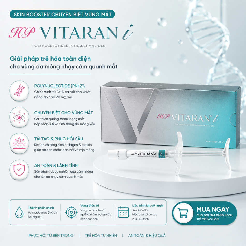 Tinh chất trẻ hóa da vùng mắt Vitaran I