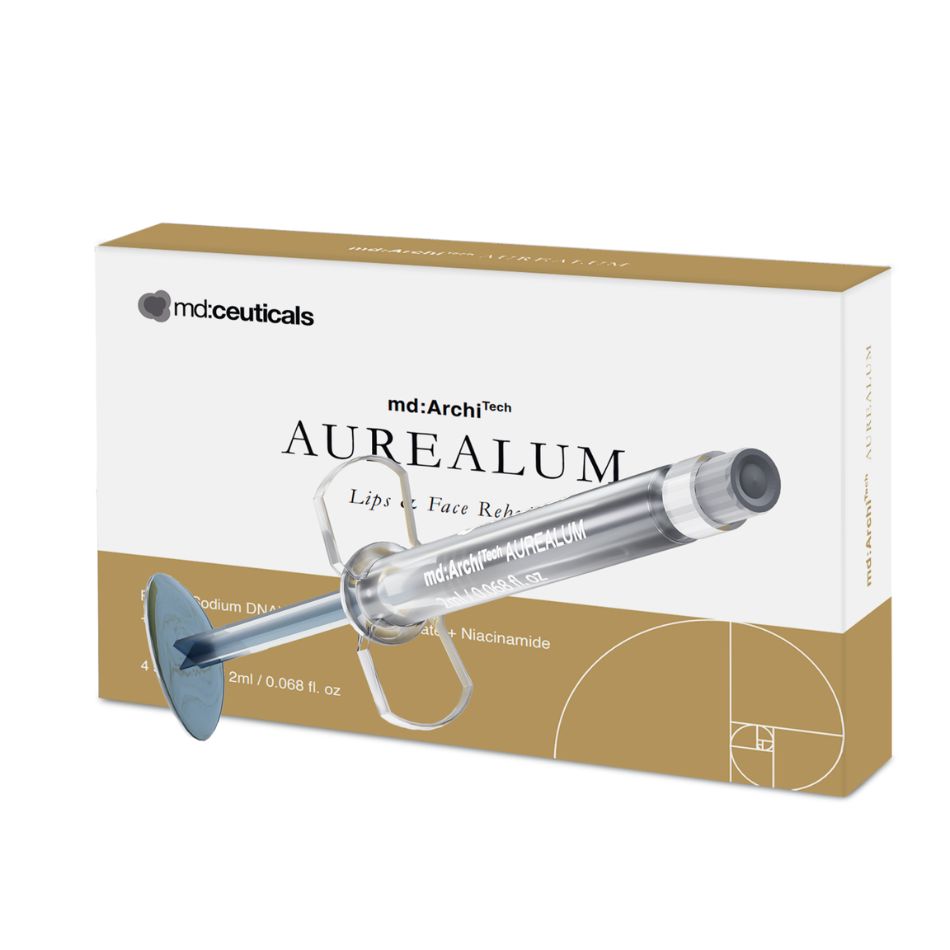 Tinh chất trẻ hóa sinh học cho môi, da Md:Ceuticals Md:Architech Aurealum Lips & Face Rebuild