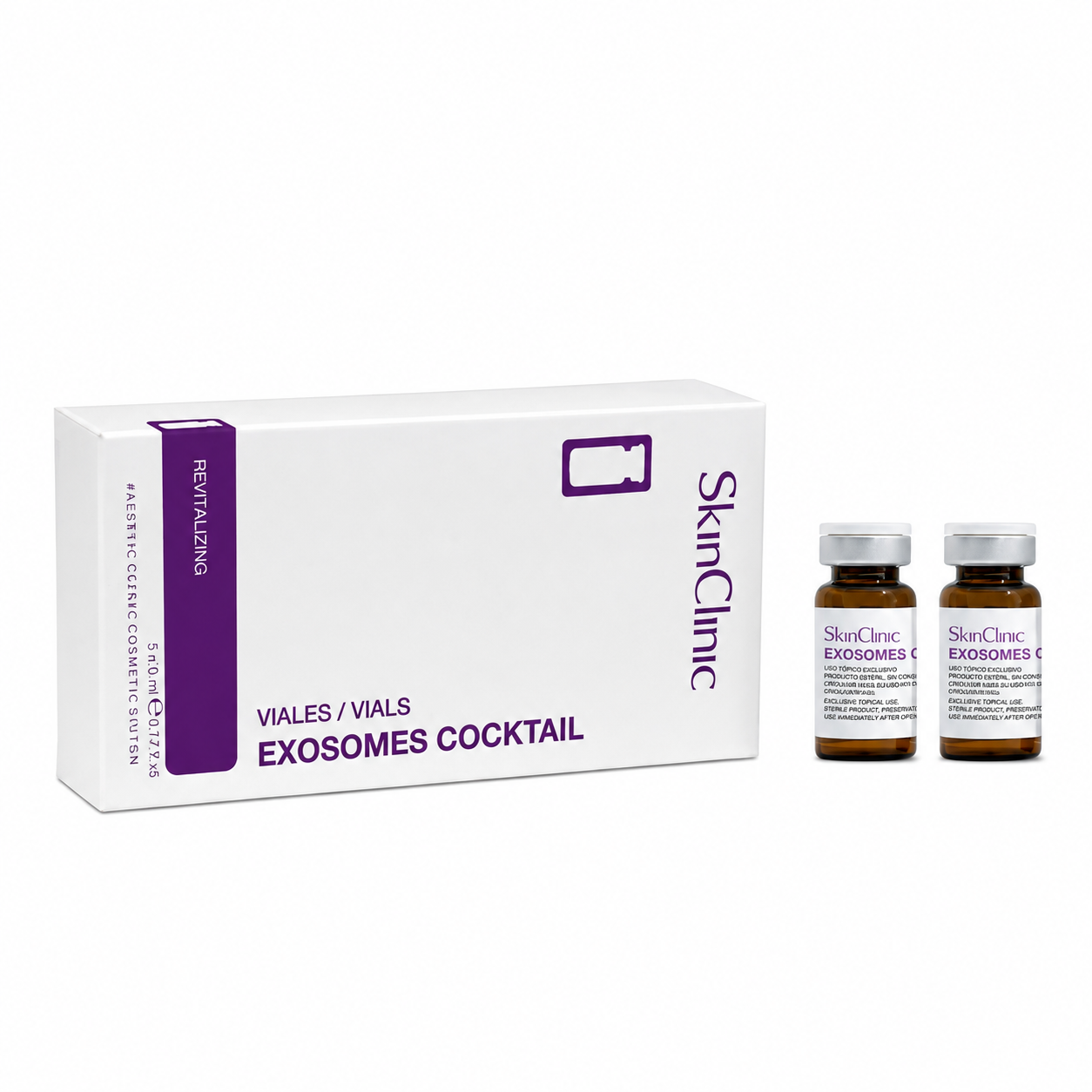 Tinh chất vial tái tạo làn da cải thiện dấu hiệu lão hóa SkinClinic Exosomes Cocktail