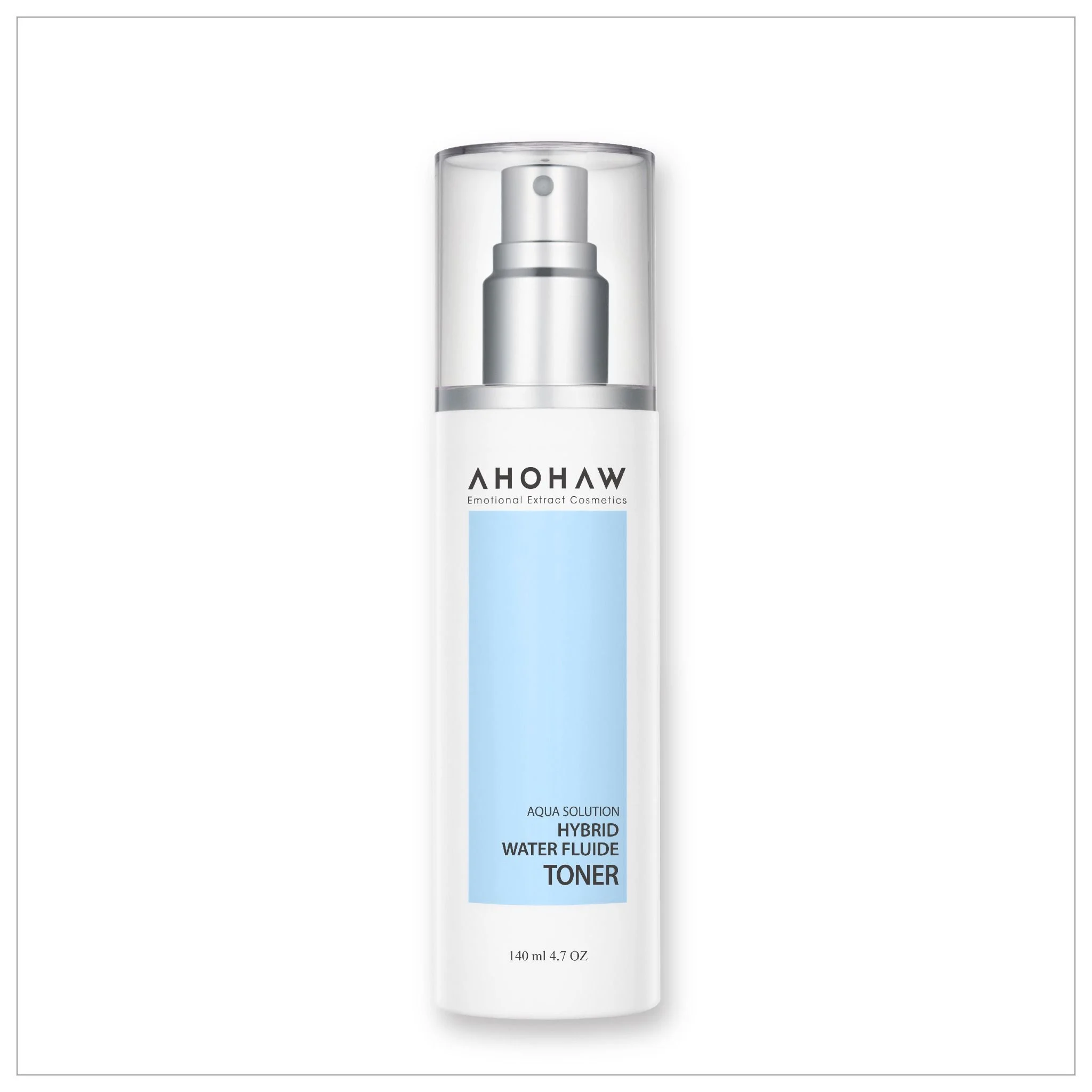Toner cân bằng cấp ẩm phục hồi da Ahohwa Aqua Solution Hybrid Water Fluide Tone