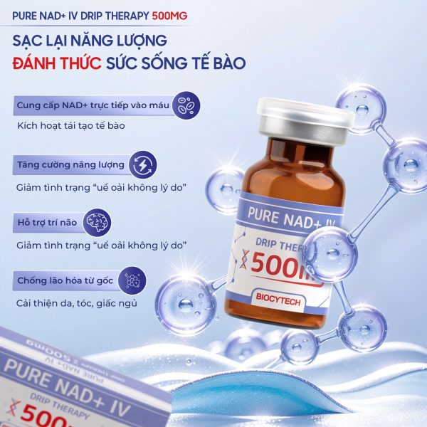 Truyền năng lượng PURE NAD+ IV DRIP THERAPY 500mg