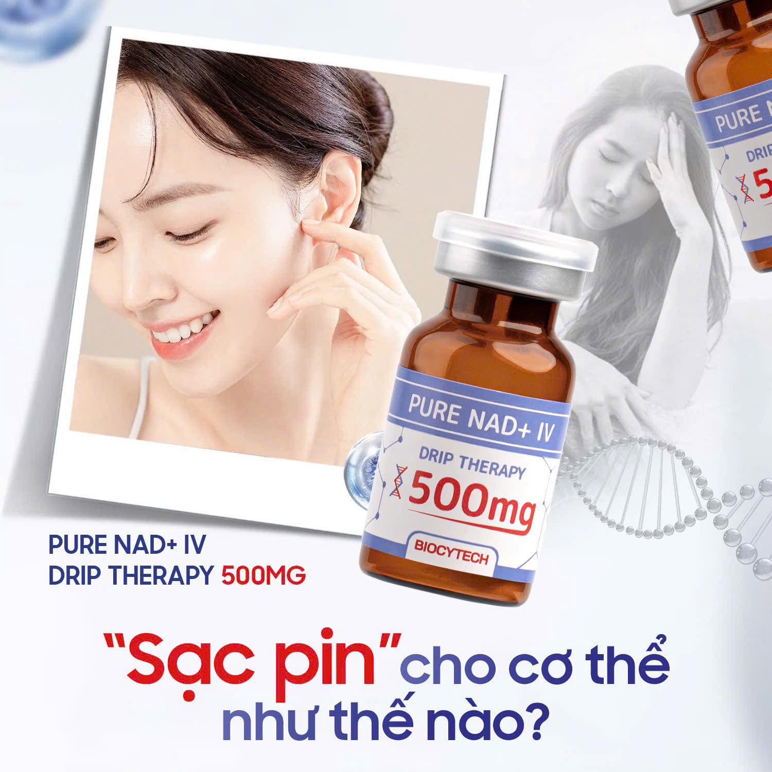 Truyền năng lượng PURE NAD+ IV DRIP THERAPY 500mg