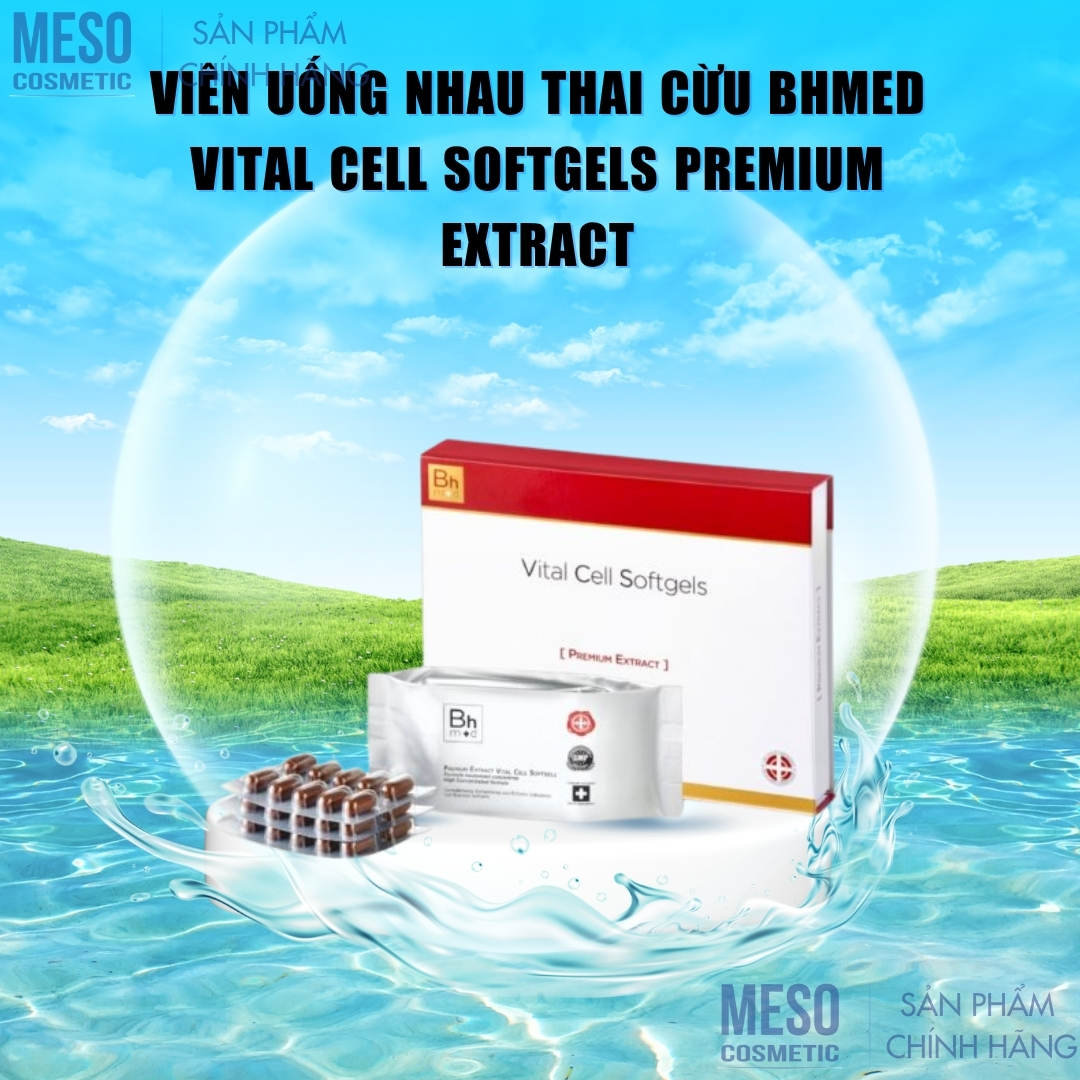 Viên uống Nhau Thai Cừu BHMed Vital Cell Softgels Premium Extract