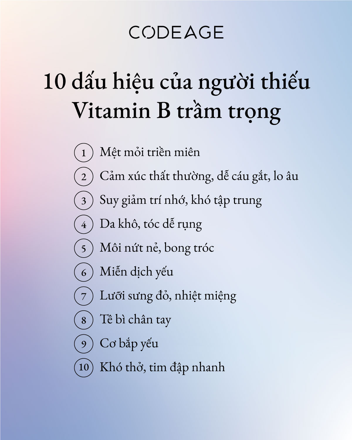 Viên uống bổ não và tăng cường trí nhớ Codeage Methylfolate B Complex 120 viên