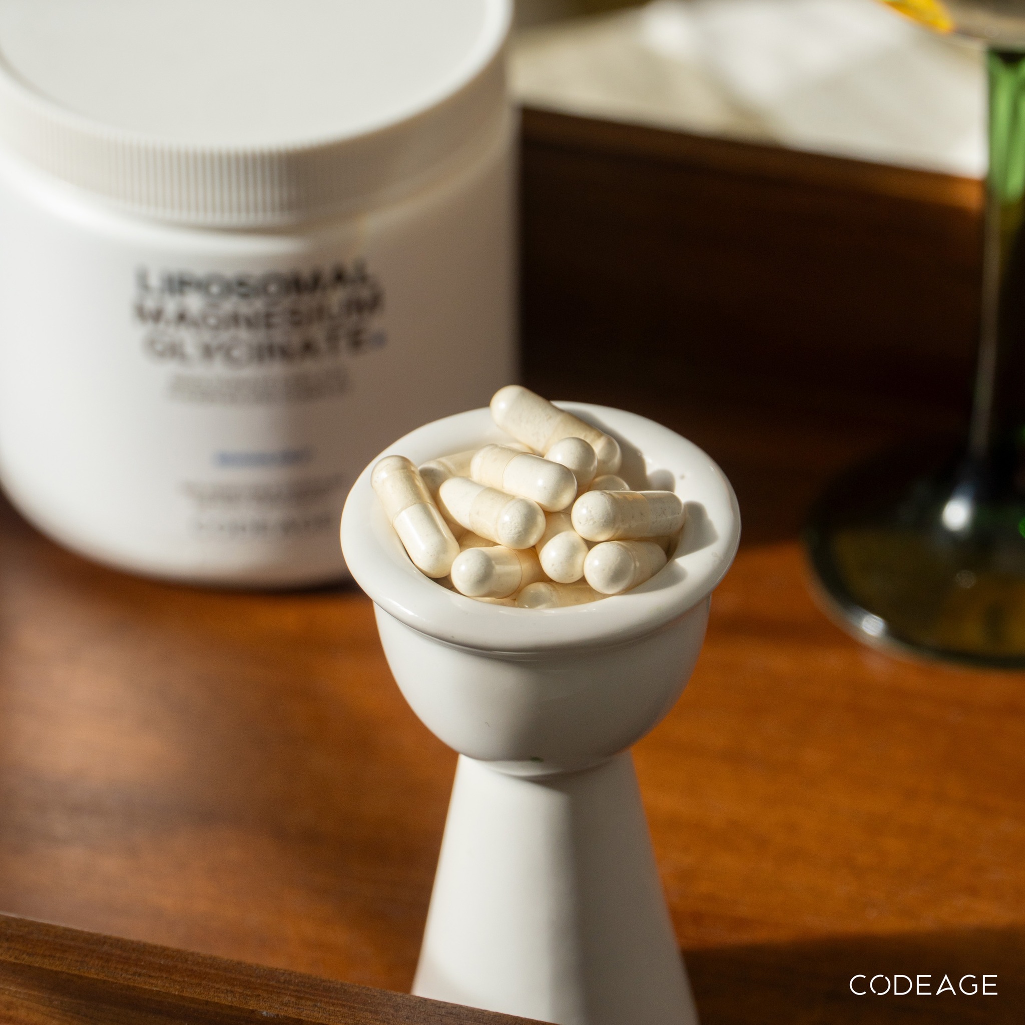 Viên uống bổ sung Magie Codeage Liposomal Magnesium Glycinate 240 viên