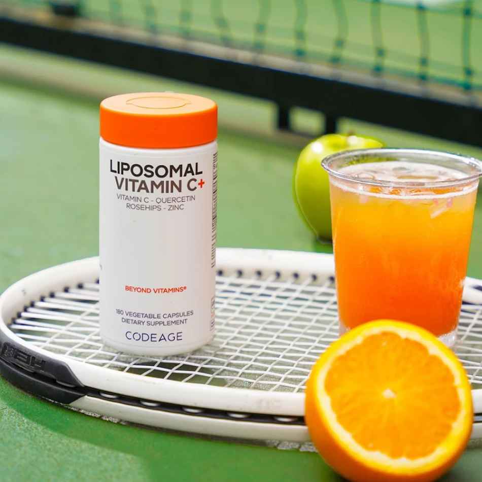 Viên uống hỗ trợ chống oxy hóa Codeage Liposomal Vitamin C+