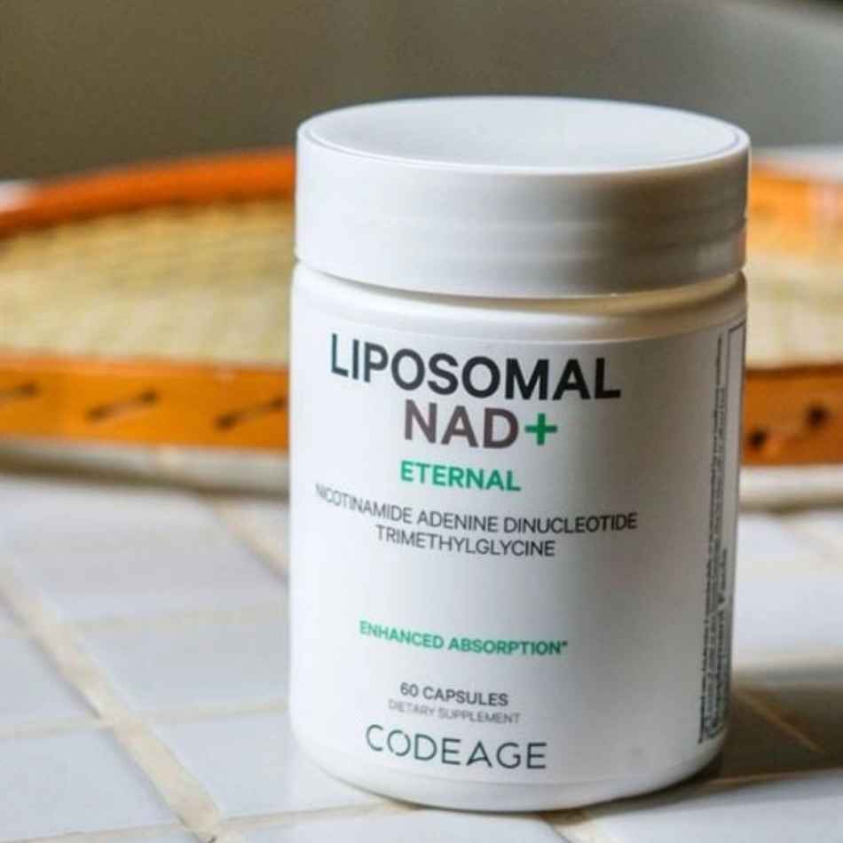 Viên uống hỗ trợ năng lượng tế bào và chăm sóc sức khỏe Codeage Liposomal NAD+
