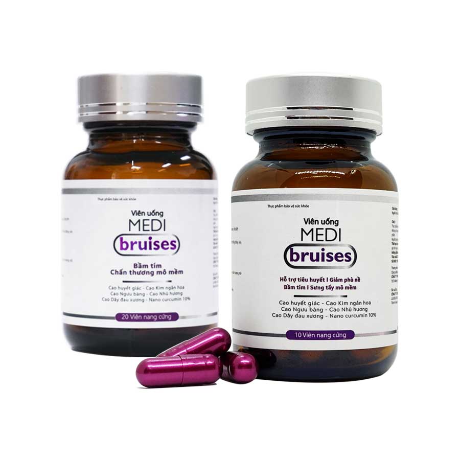 Viên uống hỗ trợ tiêu sưng giảm viêm Mediworld Medi Bruises