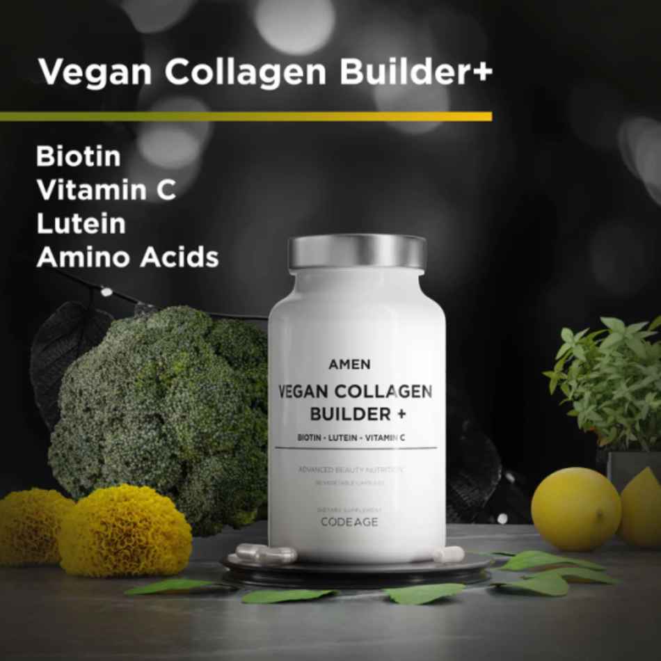 Viên uống tự sinh collagen thuần chay Codeage Amen Vegan Collagen Builder+