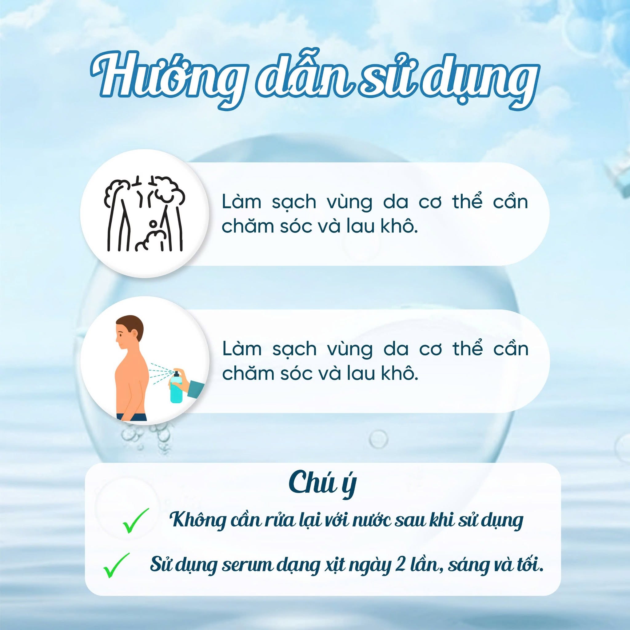 Xịt giảm mụn body cho da mụn Icon Skin Acne Free Solution Body Serum-Spray