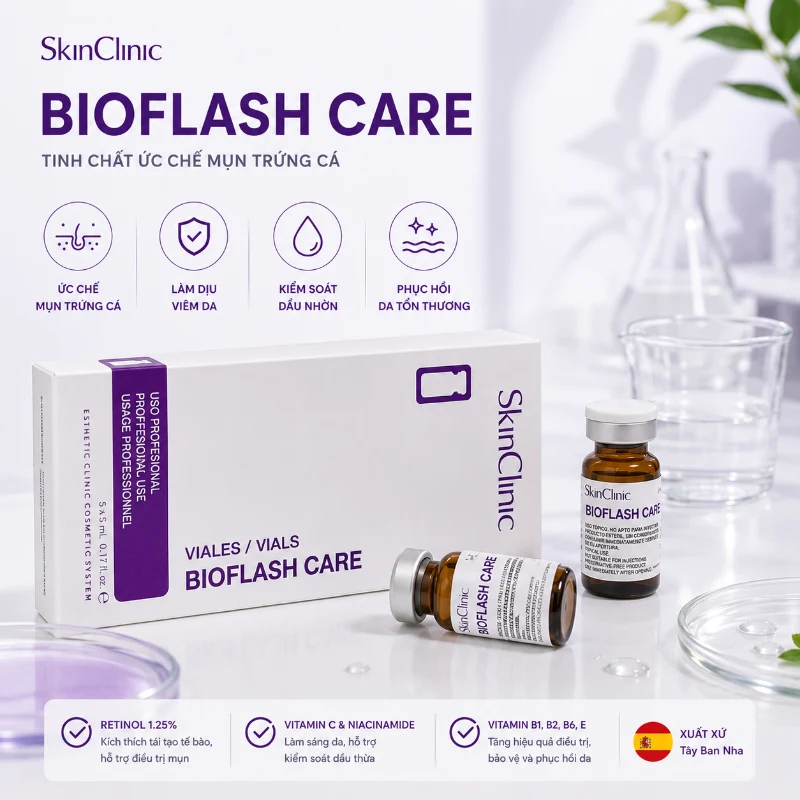 BIOFLASH CARE - TINH CHẤT ỨC CHẾ MỤN TRỨNG CÁ 13.webp