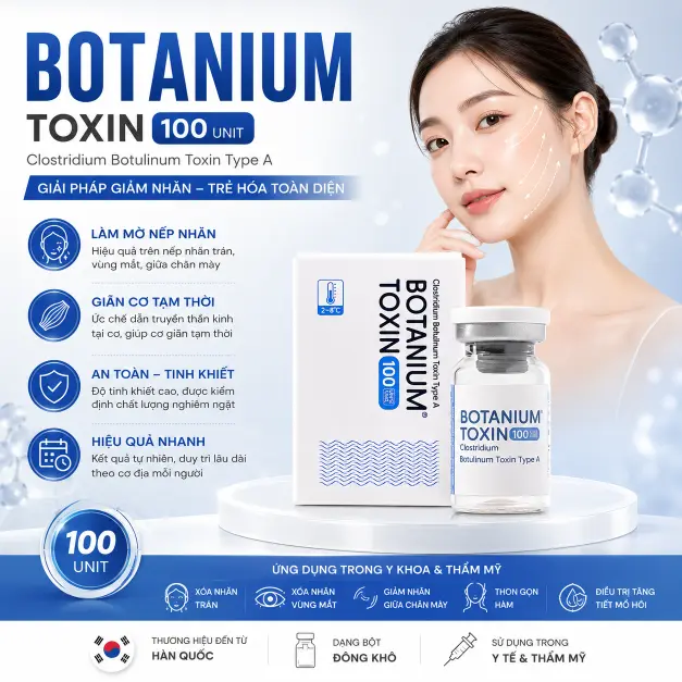Botox Botanium Toxin 100 – Giải Pháp Xóa Nhăn & Trẻ Hóa Chuẩn Y Khoa Từ Hàn Quốc 4.webp