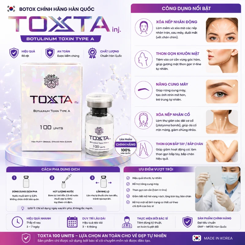 Botox Toxta 100 Unit Hàn Quốc 2.webp