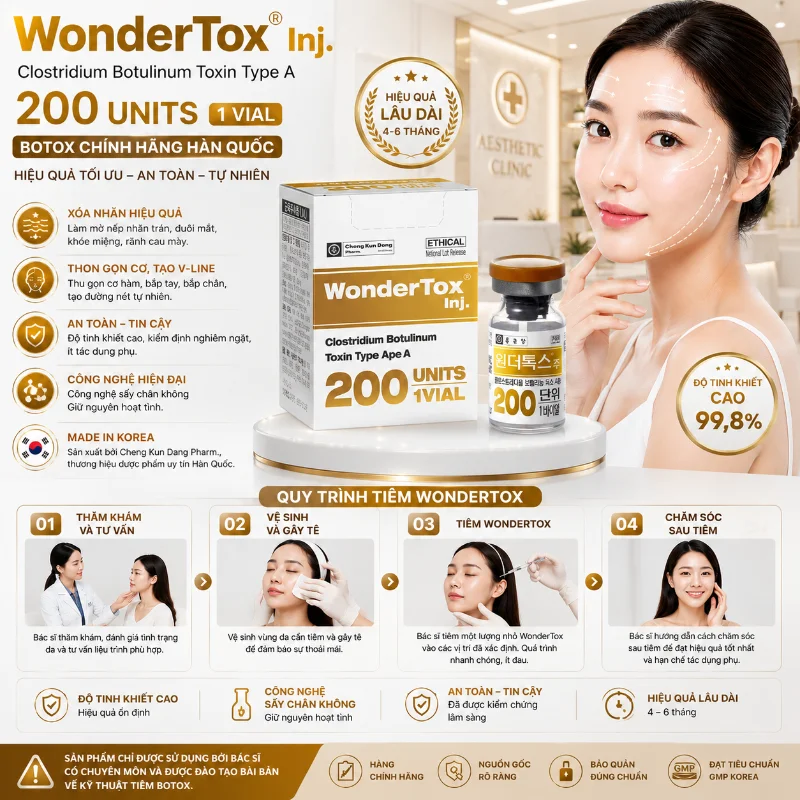 Botox Wondertox 200 Unit Hàn Quốc 6.webp