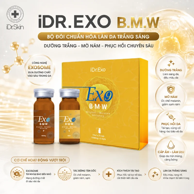 Cặp Tinh Chất Mờ Nám iDr.Skin iDr.Exo BMW Powder & Solution – Dưỡng Sáng, Phục Hồi Da 1.webp