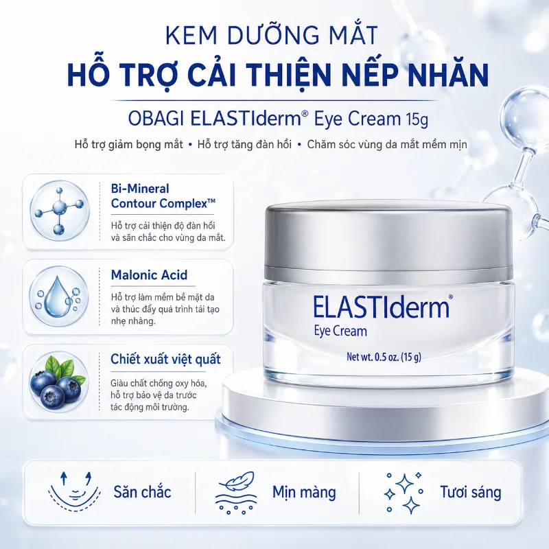 Kem Dưỡng Mắt Giảm Nếp Nhăn, Chăm Sóc Da Mắt Obagi ELASTIderm® Eye Cream 15g 2.webp