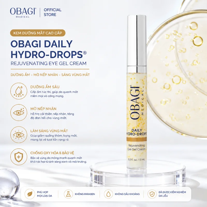 Kem Dưỡng Mờ Nếp Nhăn Vùng Mắt Obagi Daily Hydro-Drops® Rejuvenating Eye Gel Cream 15ml.webp