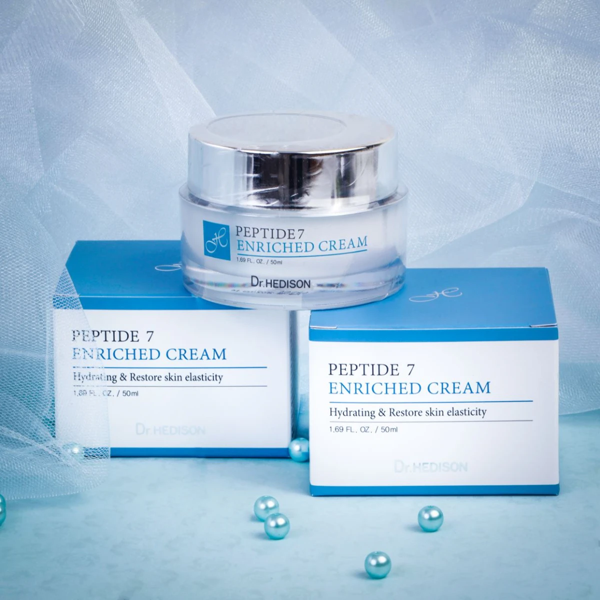 Kem dưỡng giảm nếp nhăn, tăng cường độ ẩm Dr.HEDISON Peptide 7 Enriched Cream.webp