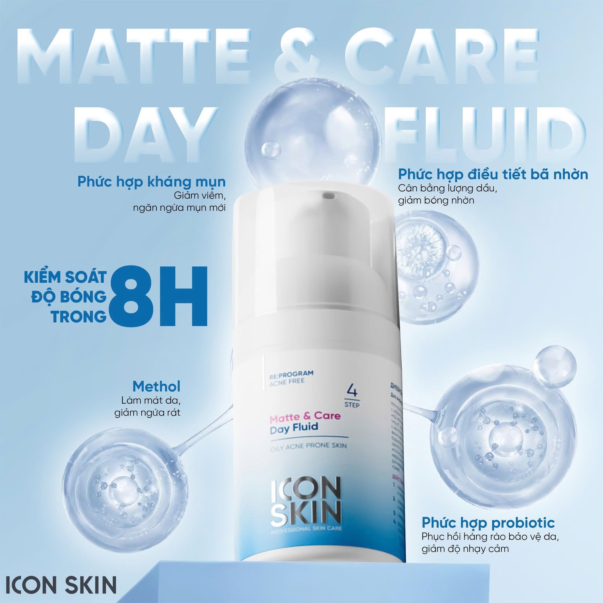 Kem dưỡng ngày cho da dầu, da hỗn hợp Icon Skin Matte & Care Day Fluid 5.jpg