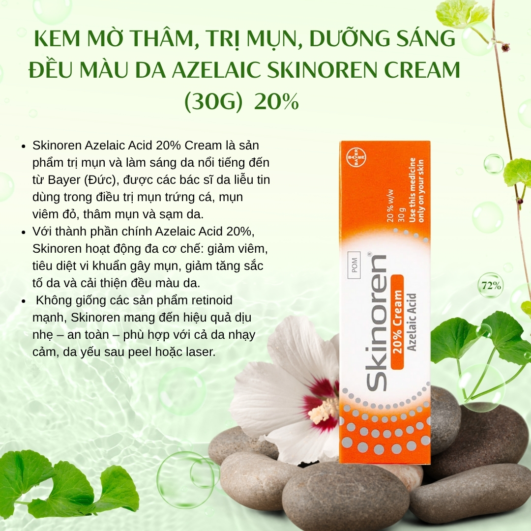 Kem-mo-tham-tri-mun-duong-sang-deu-mau-da-Azelaic-Skinoren-cream-30g-20-_Kem mờ thâm, trị mụn, dưỡng sáng đều màu da Azelaic Skinoren cream (30g)  20%.jpg