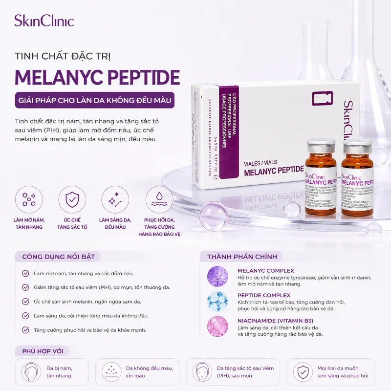 MELANYC PEPTIDE MESO SKINCLINIC  - TINH CHẤT ĐIỀU TRỊ NÁM, DƯỠNG SÁNG DA 1 LỌ 1.webp
